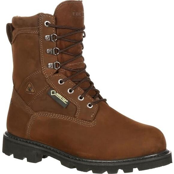 Rocky Ranger 8" Steel Toe Gore-Tex Waterproof 600G Insulated Boots 6224 Size 8M - Picture 1 of 8